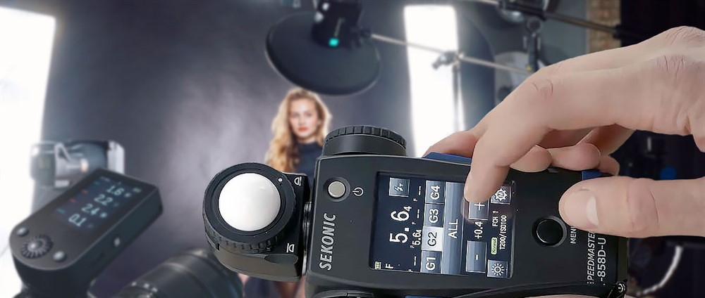 Sekonic Belichtungsmesser mit Skyport-Funk