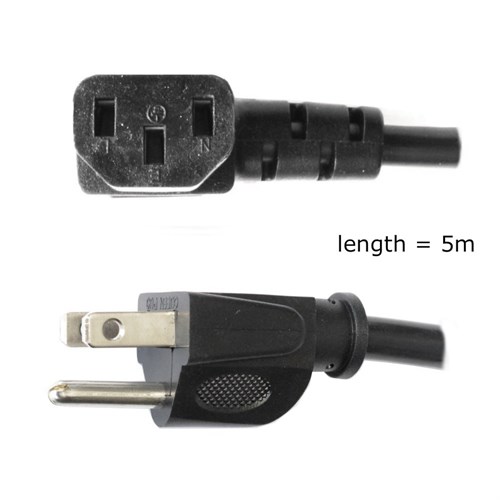 Elinchrom Power Cord C13 angled 5 meter USA