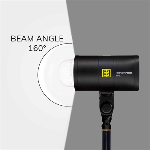 Full 160 degrees of light spread