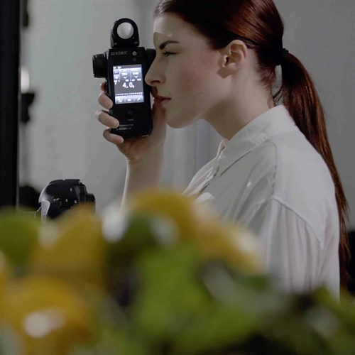 Spot metering, both flash and continuous light