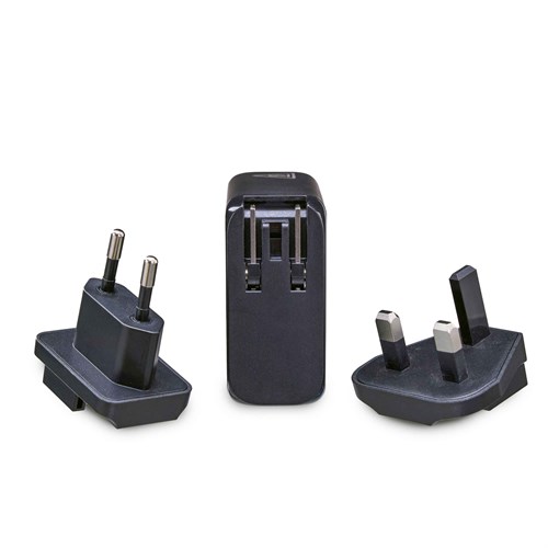 EU/UK Wall Charger Plugs (not included)