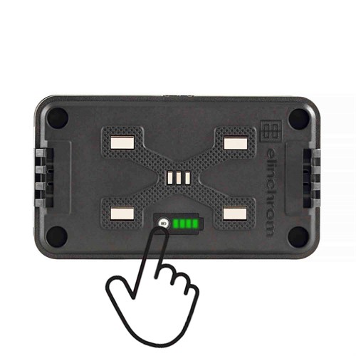 LED indicator for battery status