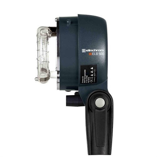 External placement of the flashtube provides broad light spread