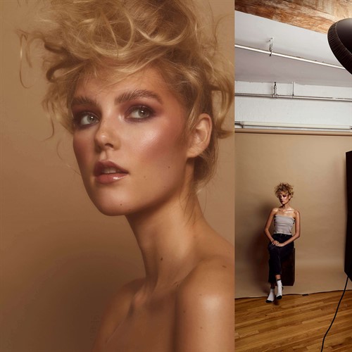 Photo shoot with Elinchrom Softlite 70 cm 82° Vit