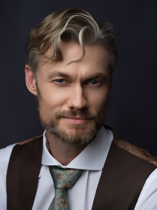 Light positioned at a 45 degree angle to the model